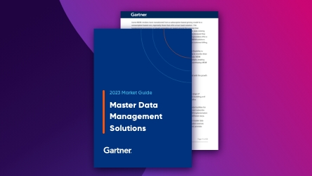 The 2023 Gartner® Market Guide for Master Data Management Solutions